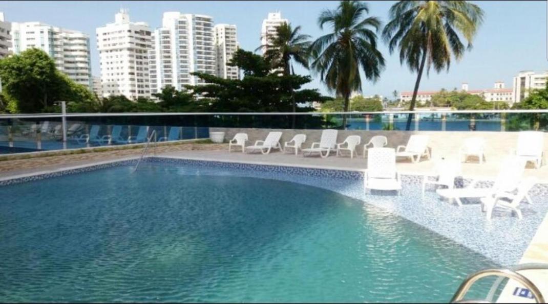 Apartamento Con Vista Al Laguito Y Al Mar Cartagena Eksteriør bilde