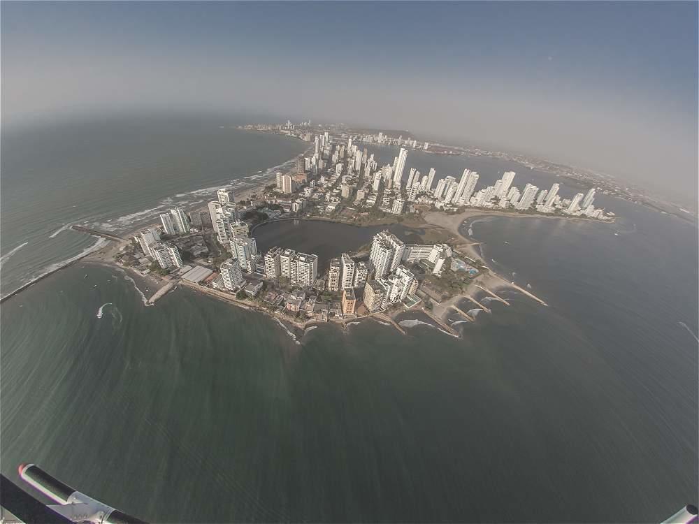 Apartamento Con Vista Al Laguito Y Al Mar Cartagena Eksteriør bilde